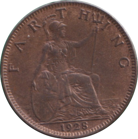 1928 FARTHING ( UNC )