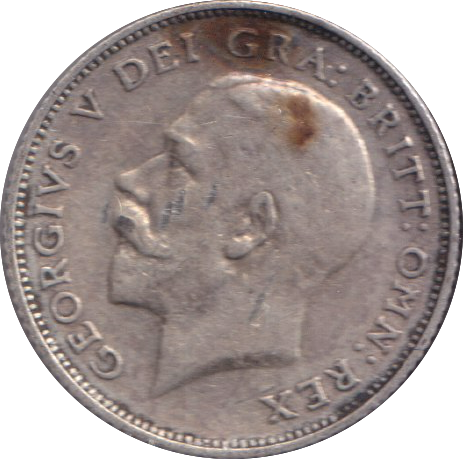 1921 SIXPENCE ( VF )
