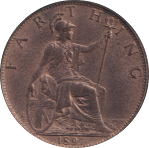 1897 FARTHING ( UNC )
