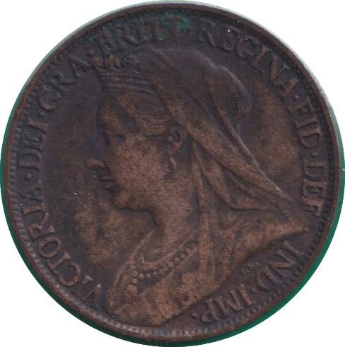 1900 FARTHING ( GF )