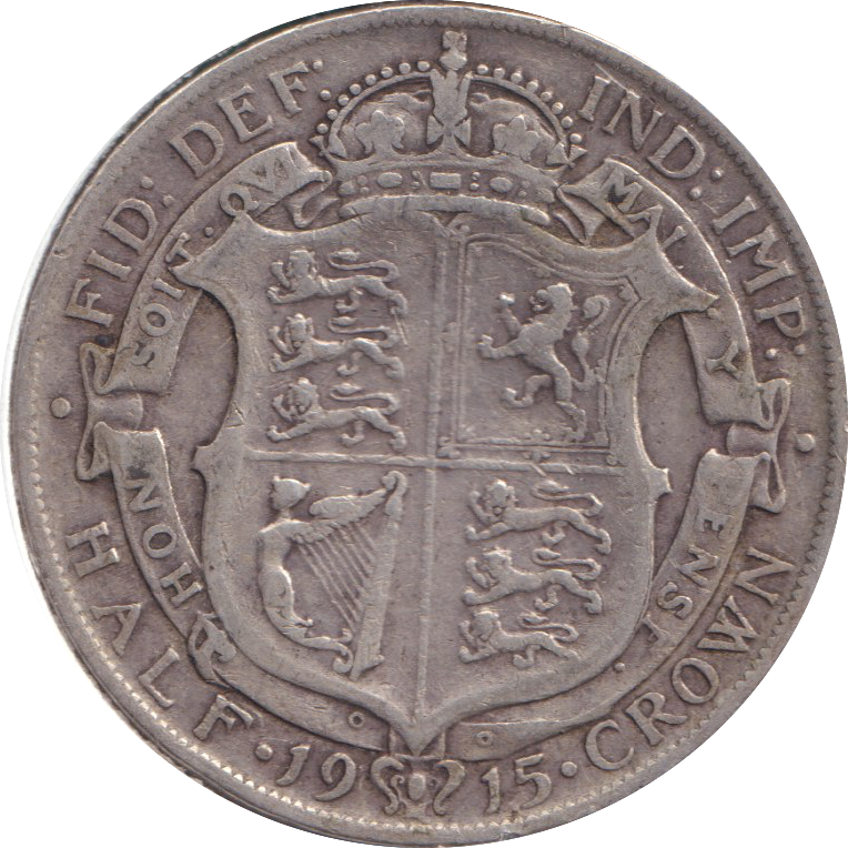 1915 HALFCROWN ( GF )