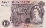 TEN POUNDS BANKNOTE PAGE REF £10-20 ( AUNC )