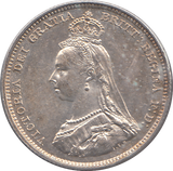 1887 SHILLING (EF)