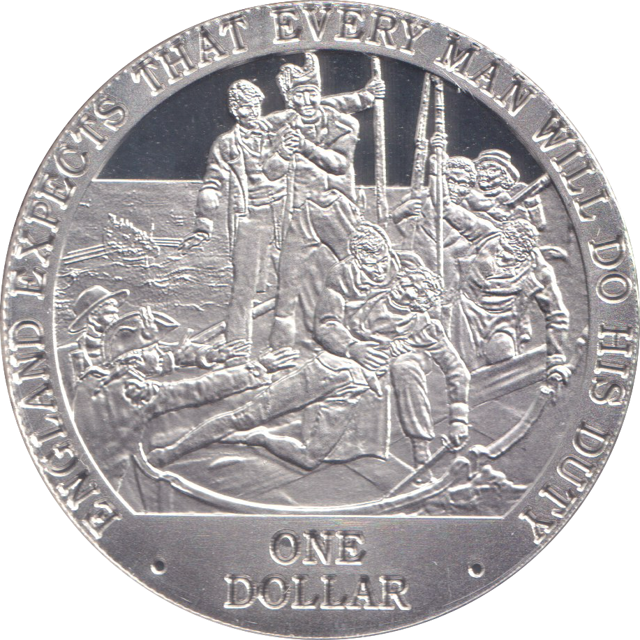2007 SILVER PROOF ONE DOLLAR COOK ISLANDS