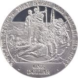 2007 SILVER PROOF ONE DOLLAR COOK ISLANDS