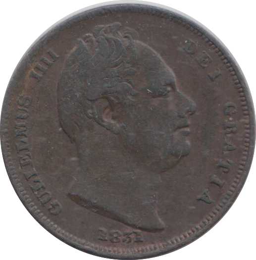 1831 FARTHING ( VF )