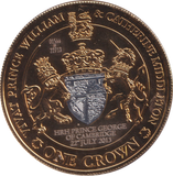 2013 HRH PRINCE GEORGE OF CAMBRIDGE COMMEMORATIVE CROWN TRISTAN DA CUNHA