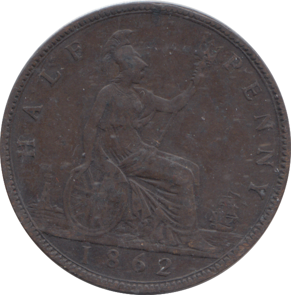 1862 HALFPENNY ( GF )