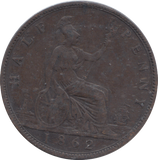 1862 HALFPENNY ( GF )