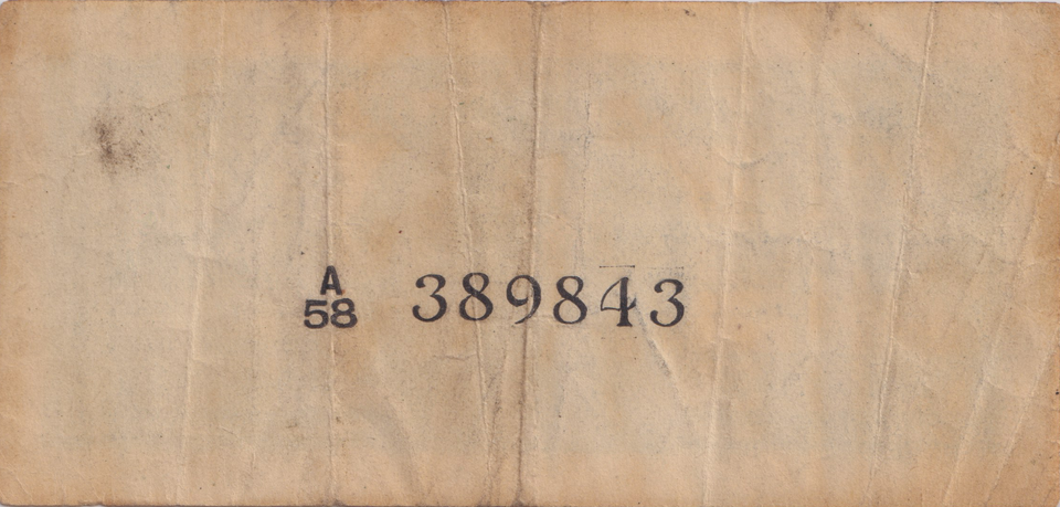 1942 TEN CENTS CEYLON BANKNOTE REF-1776