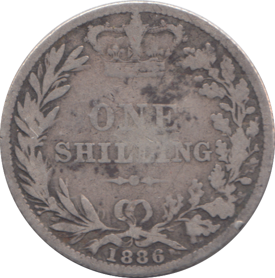 1886 SHILLING ( NF )