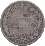 1886 SHILLING ( NF )