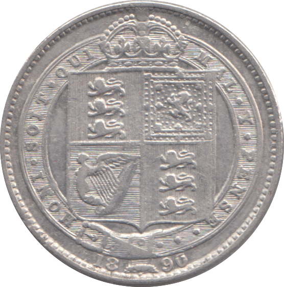 1890 SHILLING ( GF )