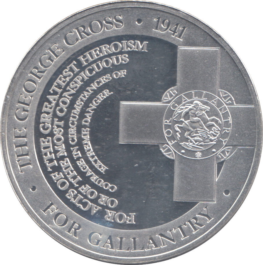 2015 SILVER PROOF CROWN THE GEORGE CROSS