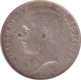 1911 1 FRANC BELGIUM