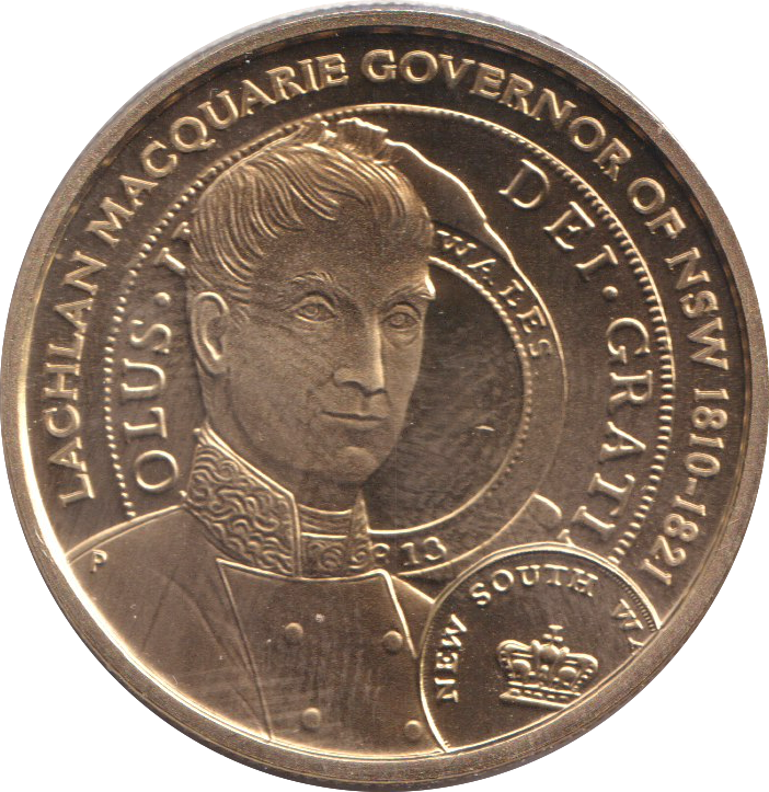 2010 LACHLAN MACQUARIE ONE DOLLAR AUSTRALIA