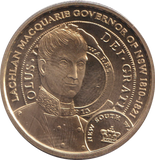 2010 LACHLAN MACQUARIE ONE DOLLAR AUSTRALIA