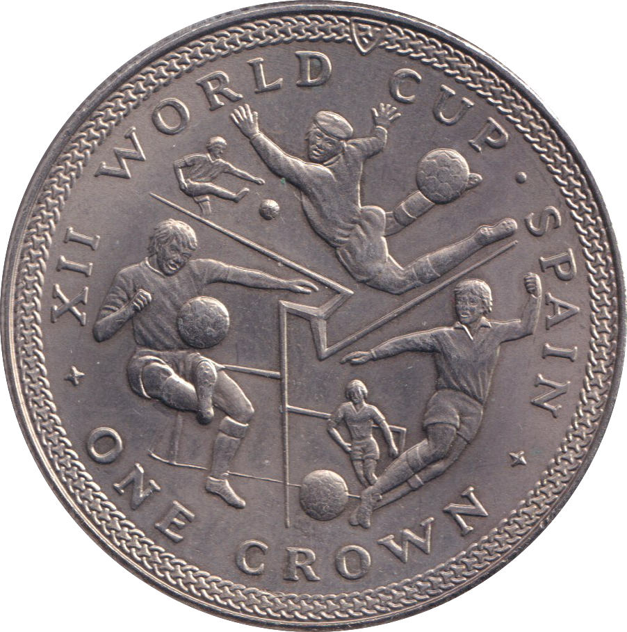1982 WORLD CUP CROWN ISLE OF MAN