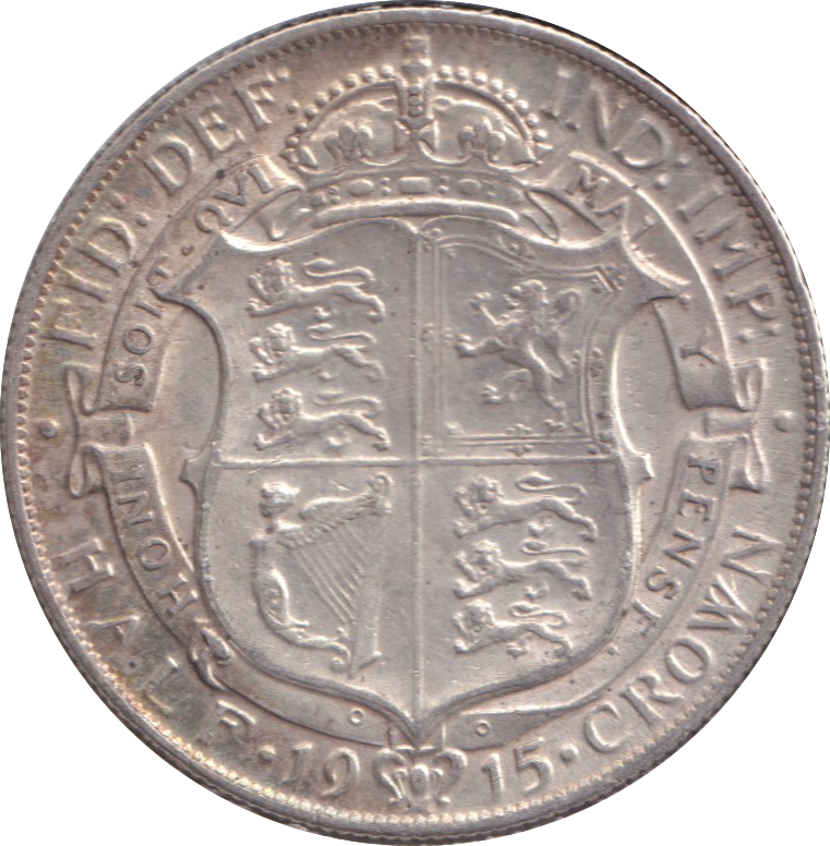 1915 HALFCROWN ( GF )