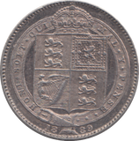 1889 SHILLING ( GVF )