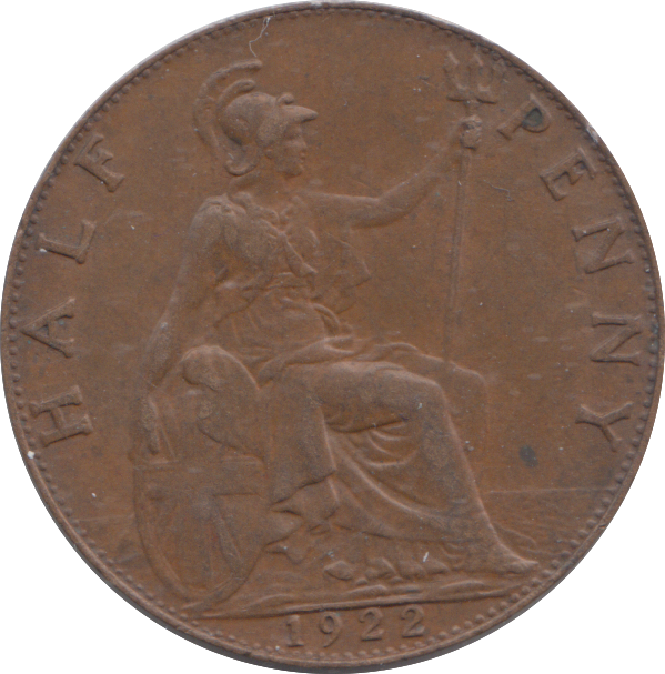 1922 HALFPENNY ( AUNC )
