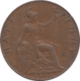 1922 HALFPENNY ( AUNC )