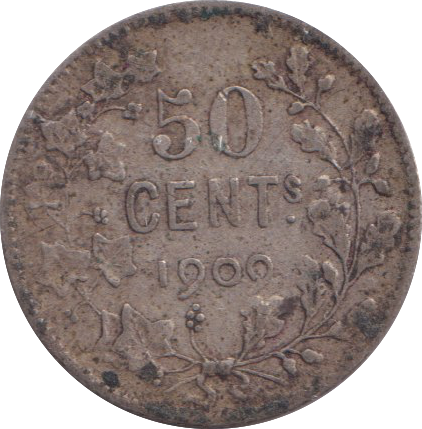 1909 50 CENTS BELGIUM