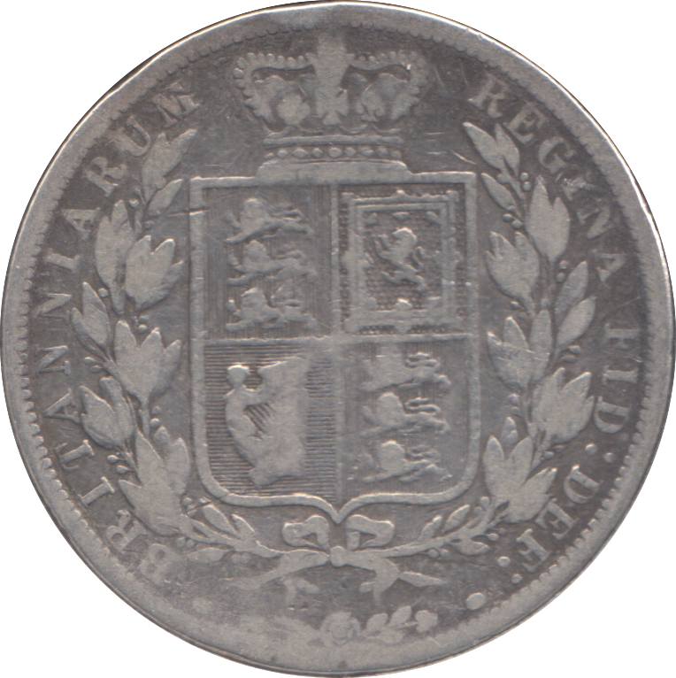 1881 HALFCROWN ( F )