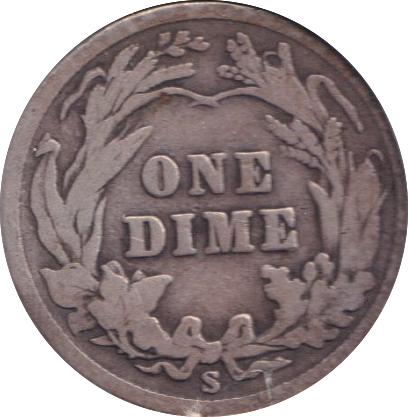 1911 SILVER DIME USA