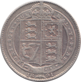 1891 SHILLING ( GF )