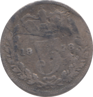 1878 THREEPENCE ( NF )
