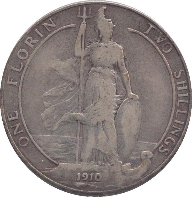 1910 FLORIN ( FINE )