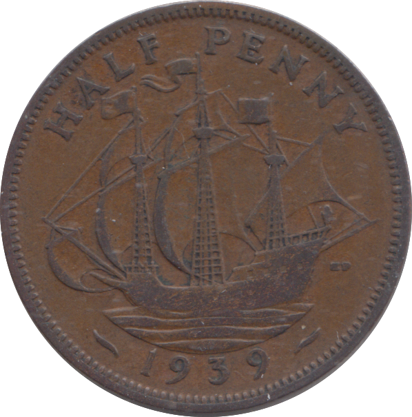 1939 HALFPENNY ( VF )