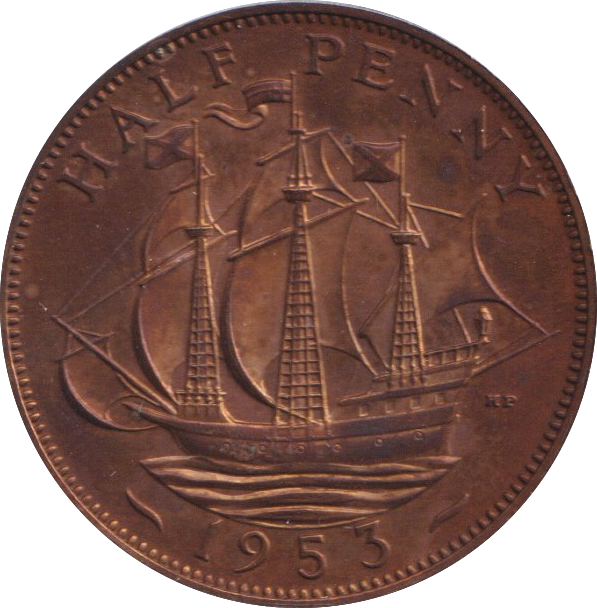 1953 HALFPENNY ( PROOF )