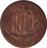 1953 HALFPENNY ( PROOF )