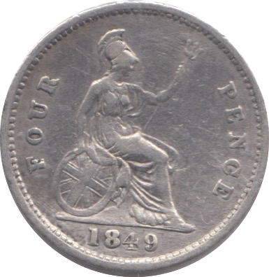 1849 FOUR PENCE ( FINE )