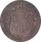 1907 HALFCROWN ( VF )