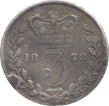 1878 THREEPENCE ( NF )