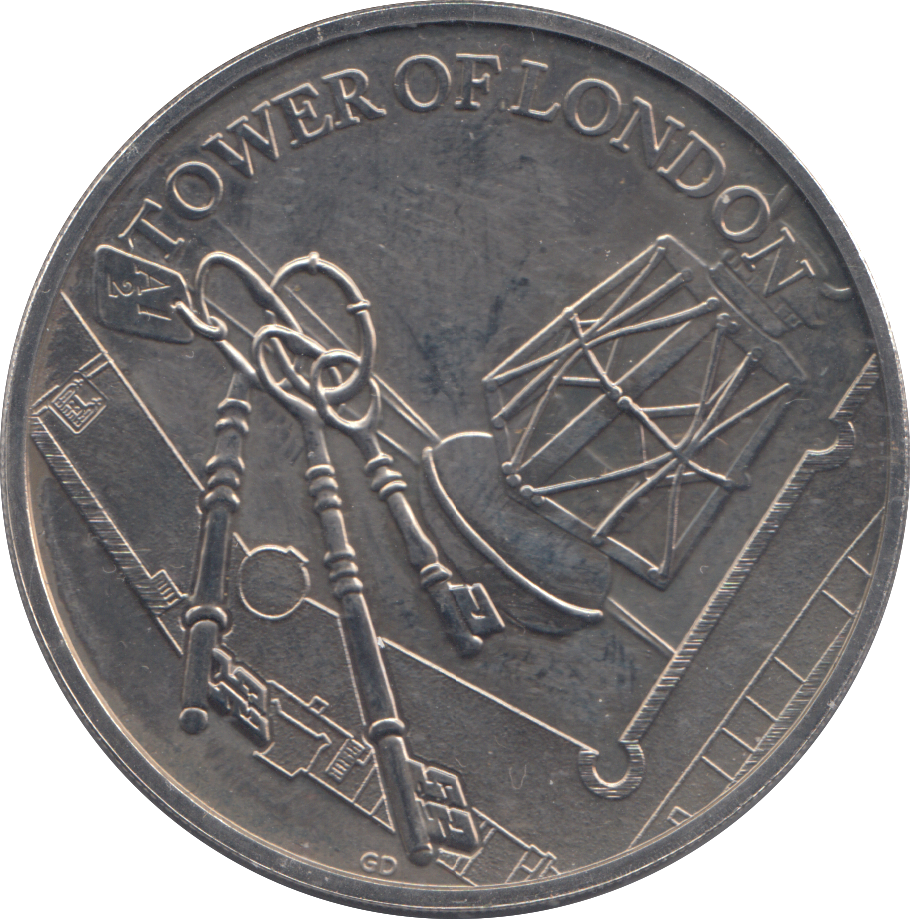 2019 FIVE POUNDS TOWER OF LONDON ( BU )