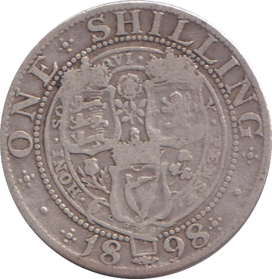 1898 SHILLING ( FINE )
