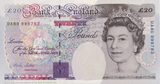 TWENTY POUNDS BANKNOTE LOWTHER REF £20-21 ( UNC )