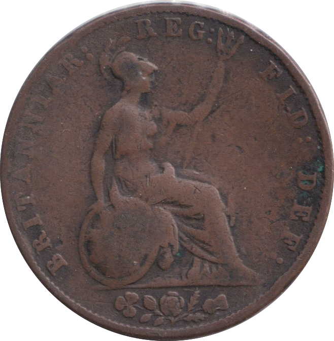 1841 HALFPENNY ( FINE )