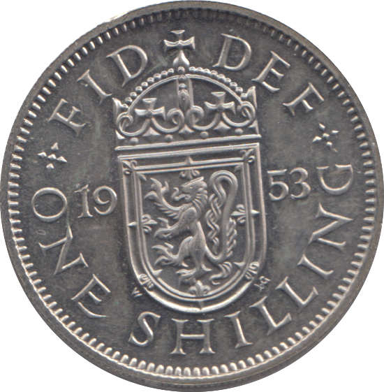 1953 SCOTTISH SHILLING ( PROOF )
