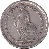 1939 2 FRANC SWITZERLAND