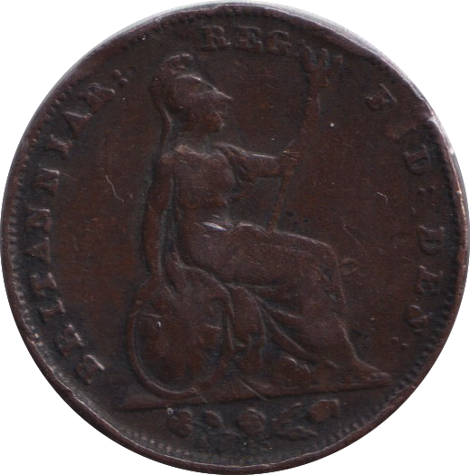1841 FARTHING ( FINE )