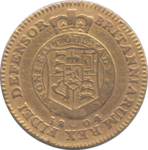 1804 GOLD HALF GUINEA ( VF )
