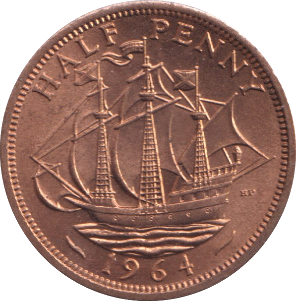 1964 HALFPENNY ( BU )