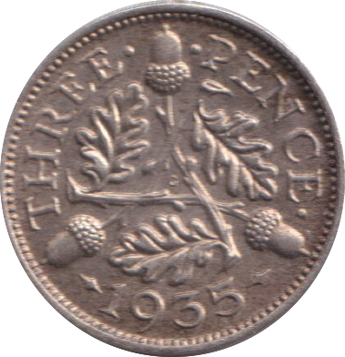 1935 THREEPENCE ( UNC )