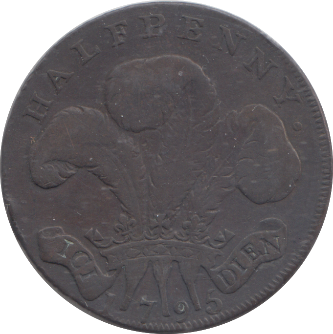 1795 WALES HALFPENNY TOKEN