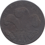 1795 WALES HALFPENNY TOKEN